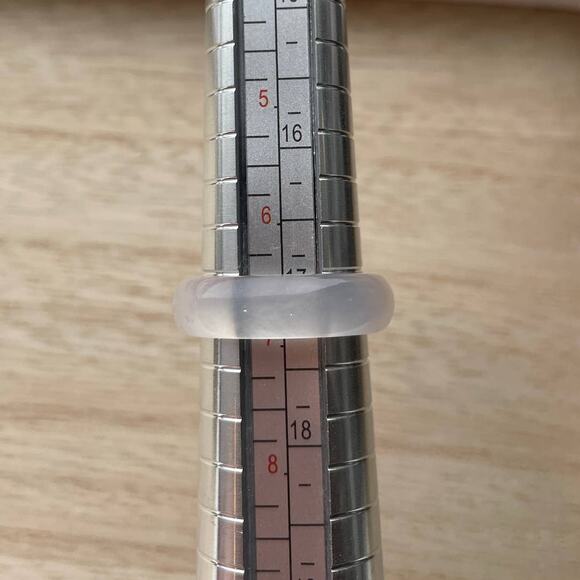 White Agate Crystal Ring Size 7 - #7 - Picture 4 of 4